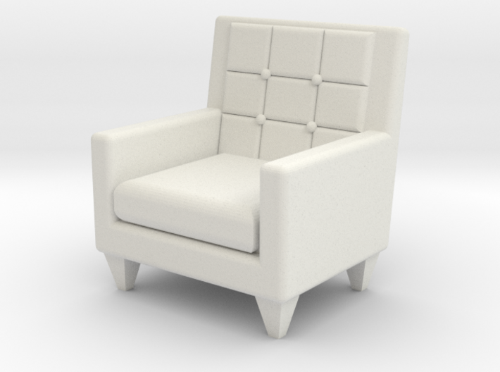 1:24 Sixties Armchair 3d printed