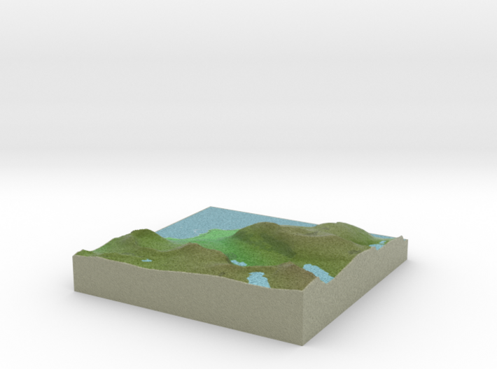 Terrafab generated model Tue Jan 21 2014 22:08:32 3d printed