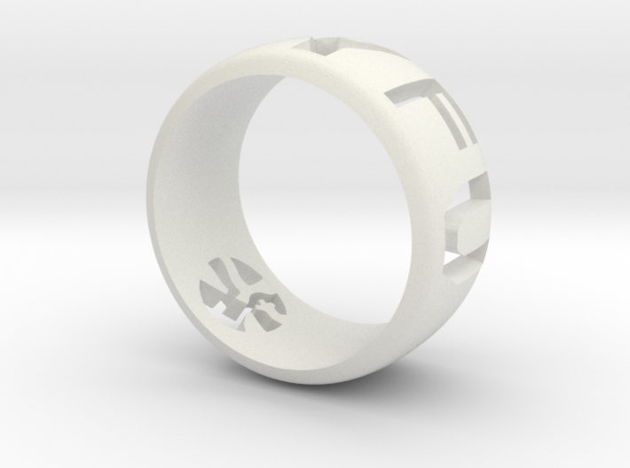 YFU Ring Cut Out 3d printed