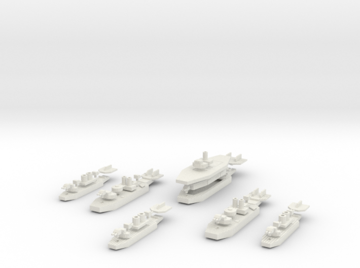 Chilean Carrier Battle Group 3d printed