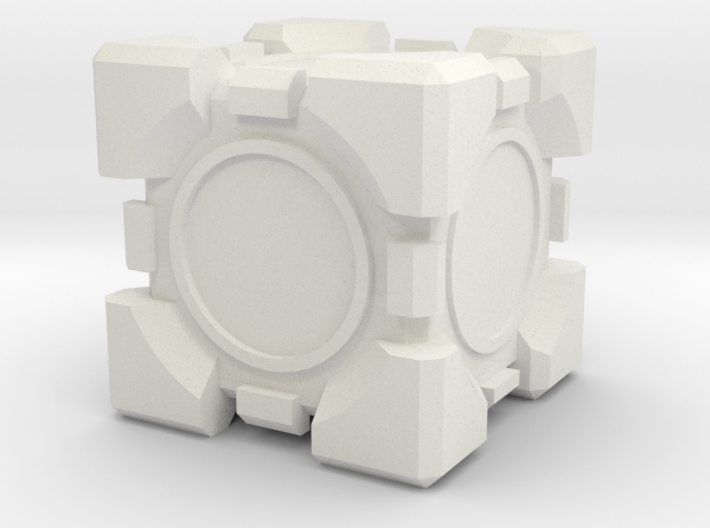 Companion Cube 10x10mm 3d printed
