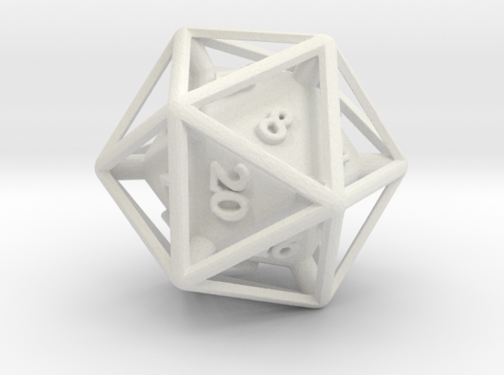 D20 Cased 3d printed