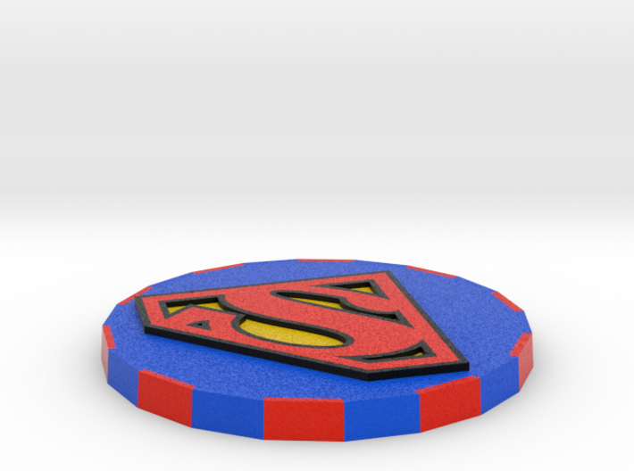 Superman Card Cover 3d printed