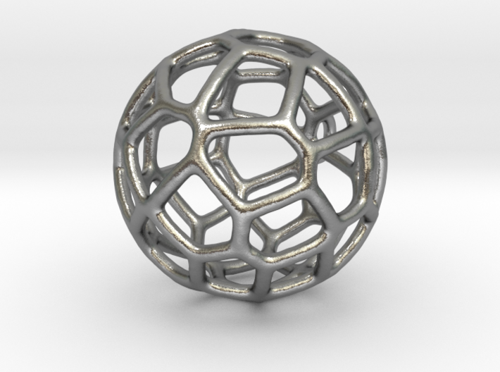 Organic Sphere Pendant 3d printed