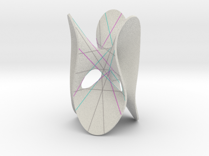 Clebsch Diagonal Surface with Double Six 3d printed