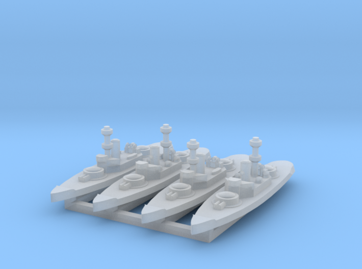 Amphitrite 1:3000 x4 3d printed