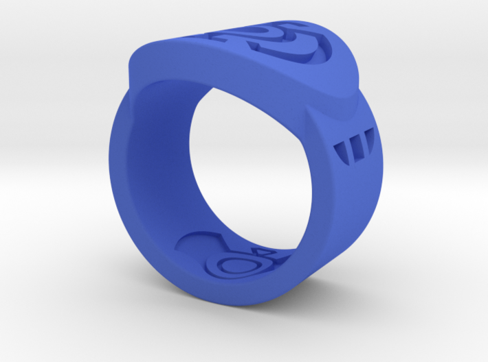 Blue Hope FF Ring Sz 7 3d printed