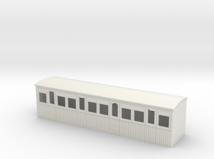009 colonial 4 compartment 1st coach 3d printed
