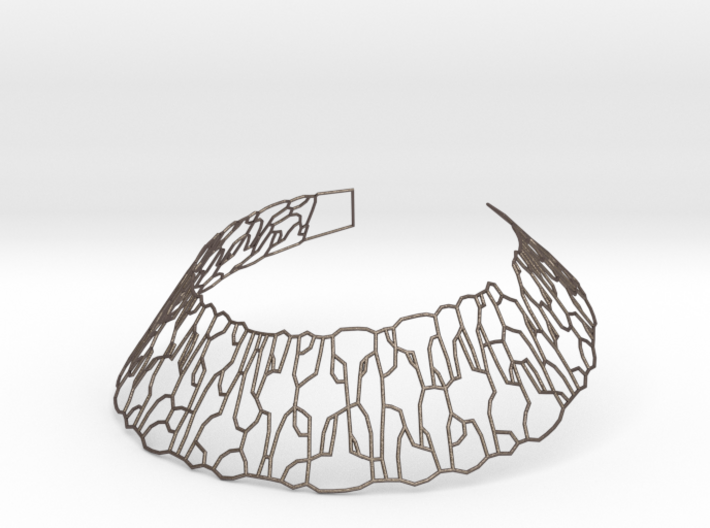 Collar Necklace - white Plastic only - sh02 3d printed