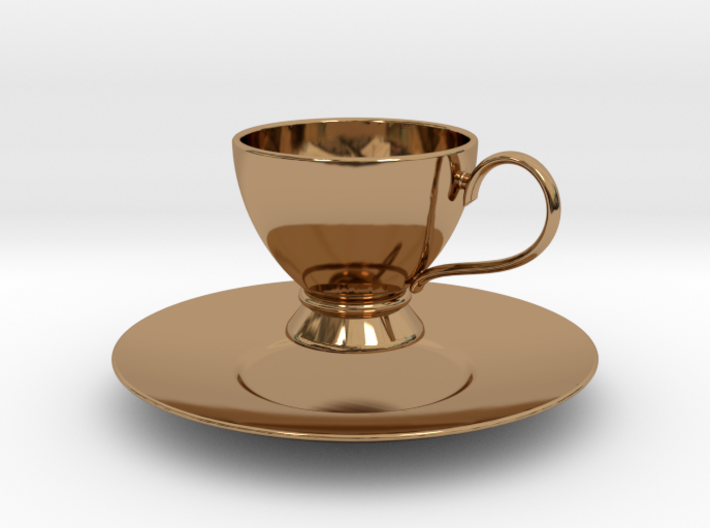 1/6 scale Tea Cup &amp; saucer 3d printed