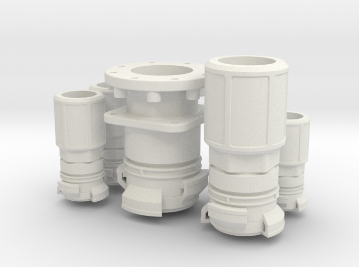 Guillemin coupling for fire truck scale 1/10 3d printed