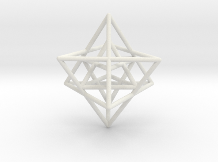 Sacred Geometry: Merkabah2 50mm 2 Nested Star Tetr 3d printed