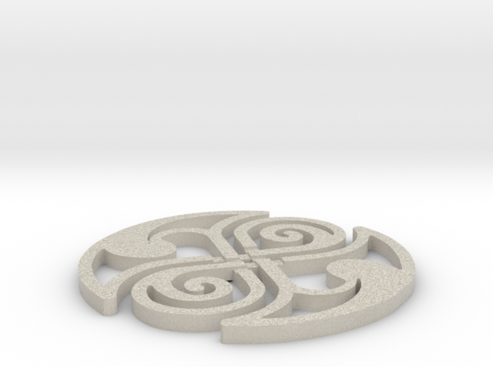 Celtic Knot Coaster 3d printed