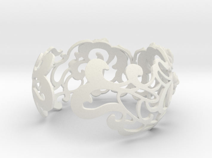 baroque bracelet 3d printed