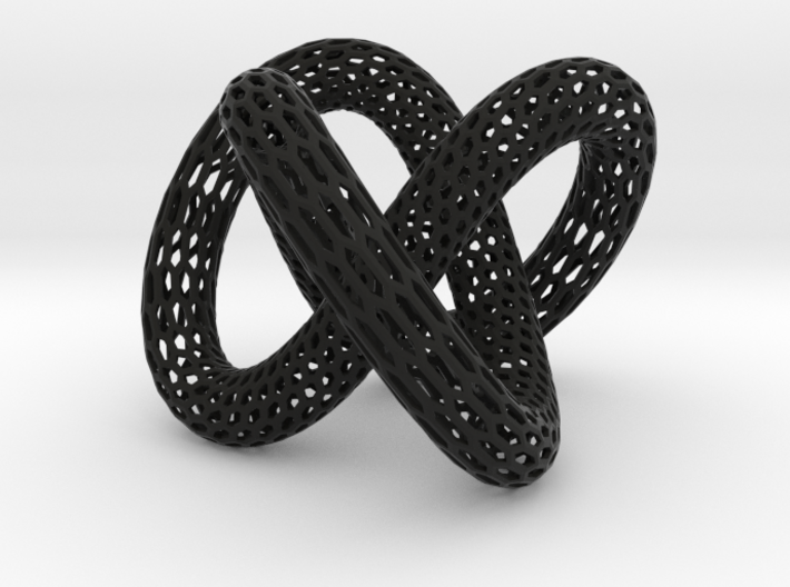 trefoil knot 3d printed