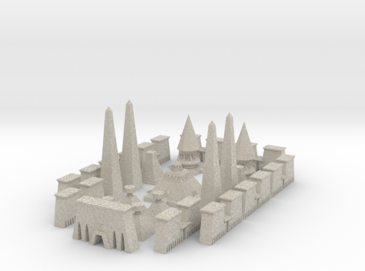 martian holy site structures only 3d printed