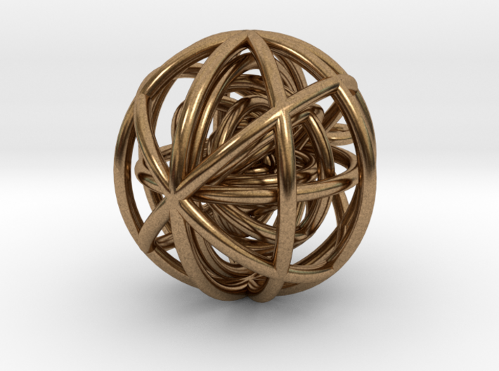 Geometrical Sphere Pendant 3d printed