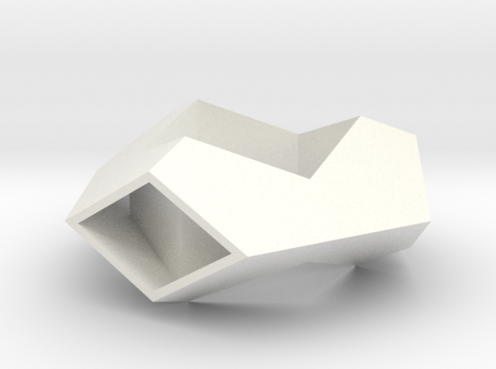 Hexagonal Torus Pendant 3d printed