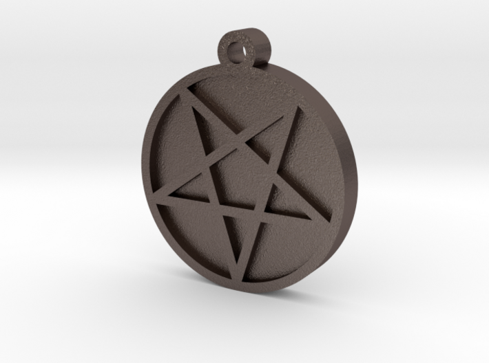 Pentagram Pendant 3d printed