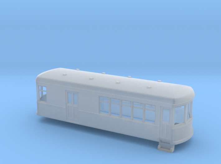 N gauge short trolley combine no2 3d printed