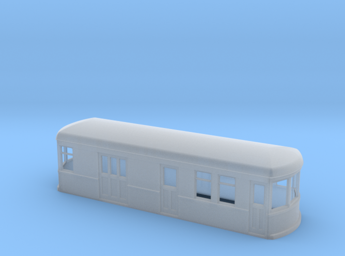 N gauge short trolley RPO 3d printed