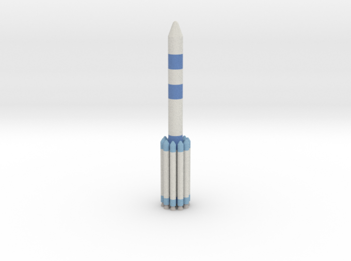 Rocket- Aquarius Rocket C- Multi Part (1/87th) 3d printed