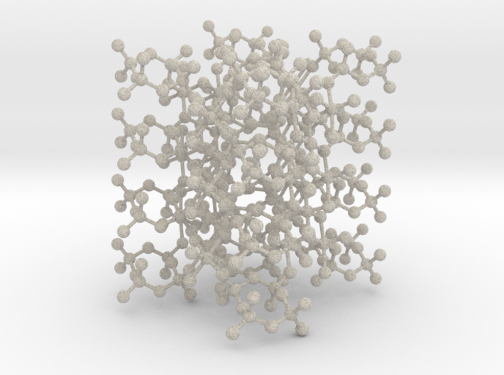 Frustrated Chain framework 3d printed