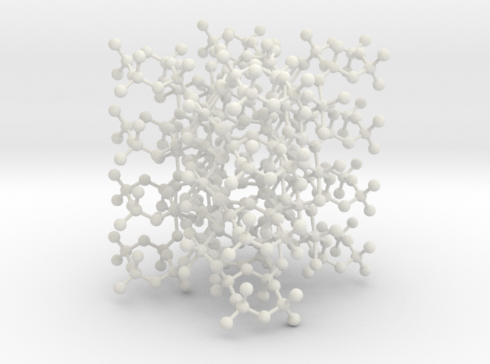 Frustrated Chain framework 3d printed