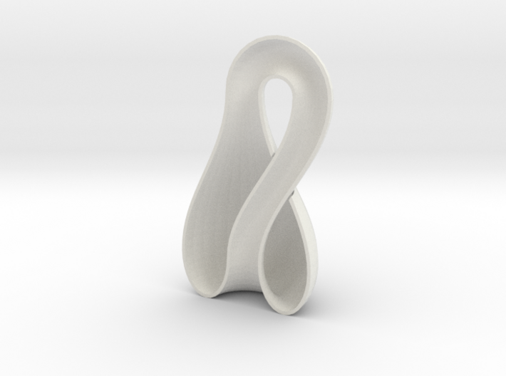 Left-Hand Half Klein Bottle 9.85 in tall 3d printed