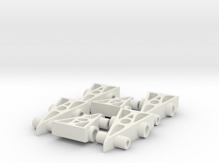 6 F1 Car Game Pieces 3d printed