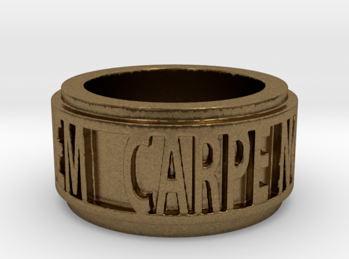 Carpe Noctem 2 Ring Size 7.5 3d printed