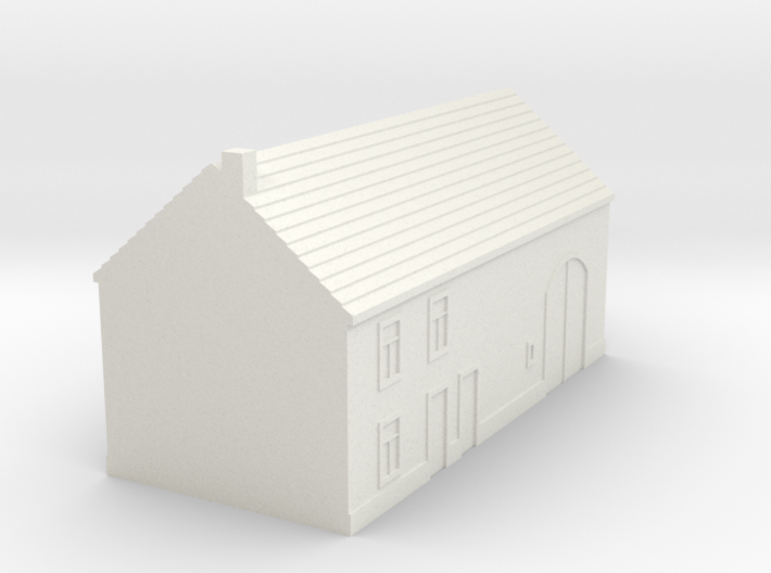 1/350 Barn House 2 3d printed