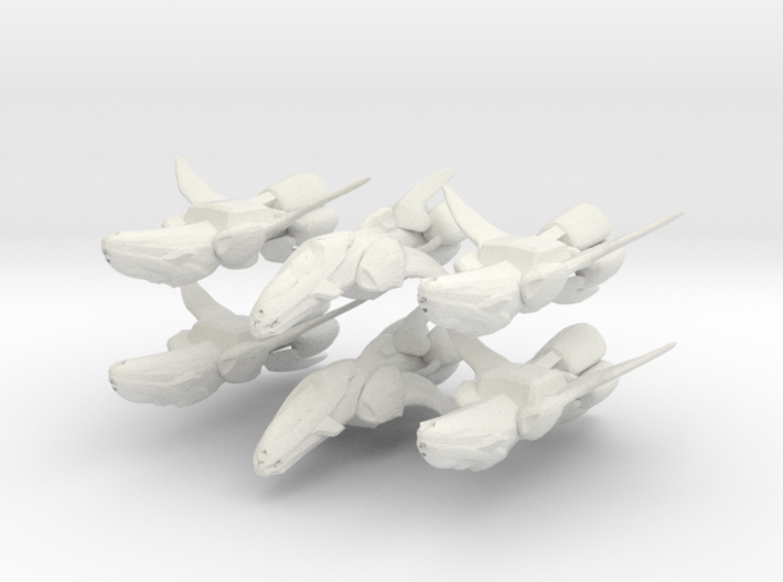 Scout Ship Proto (original size) 6-pack 3d printed