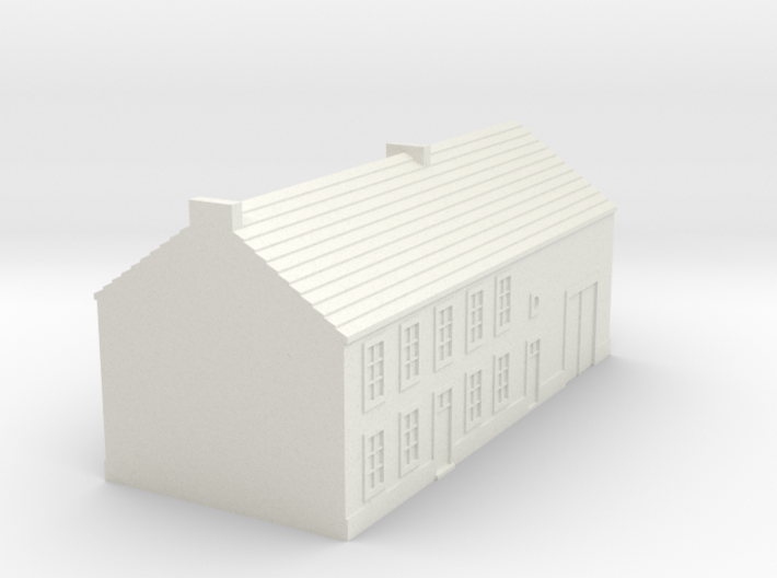 1/350 Barn House 1 3d printed