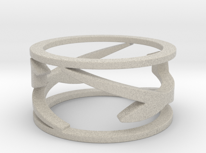 Gliders Ring Size 8.25 3d printed