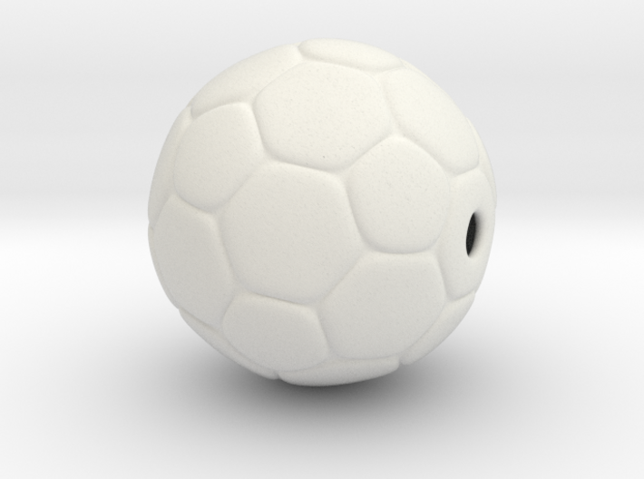 Soccer Ball Bead 3d printed