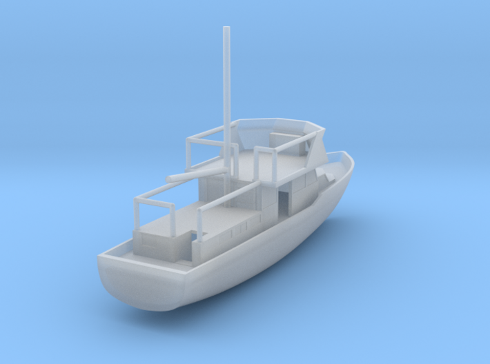Fishing Boat - Zscale 3d printed