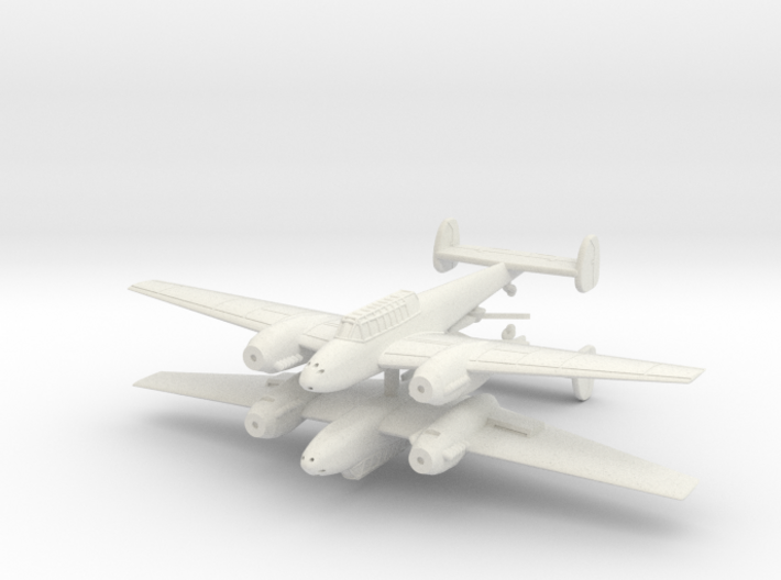 1/200th Messerschmitt Bf 110 (Two planes) 3d printed