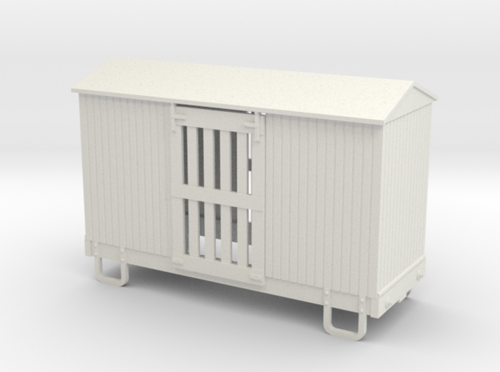 55n9 13ft 4 wheeled ventilated box car - peaked ro 3d printed