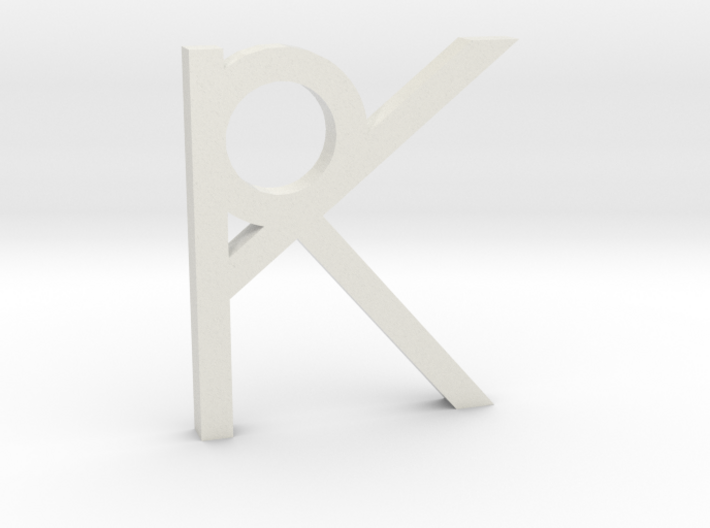 RK Logo 3d printed
