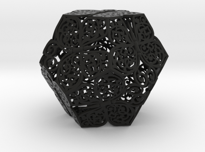Butterfly Dodecahedron 01 3d printed