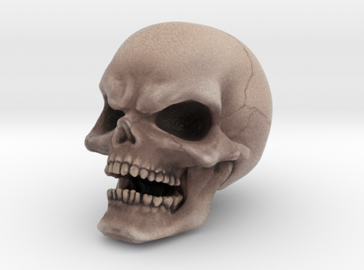 COLOR Evil Skull 3d printed