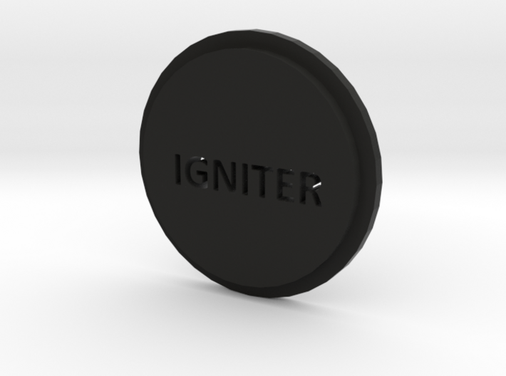 Pommel Insert Saying Igniter 3d printed