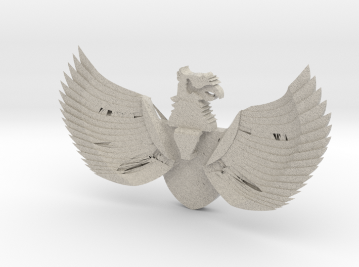 Indonesia Pendant Broche necklace 3d printed