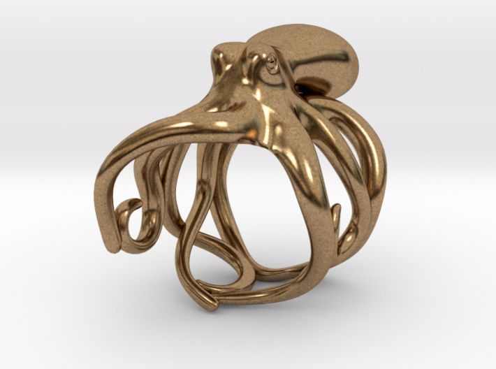 Octopus Ring 15mm 3d printed