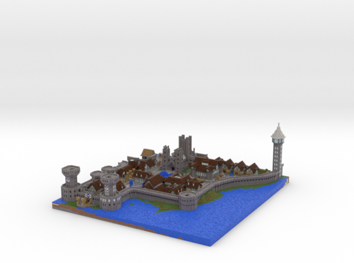 Castle Lividus of Aeritus 1 3d printed