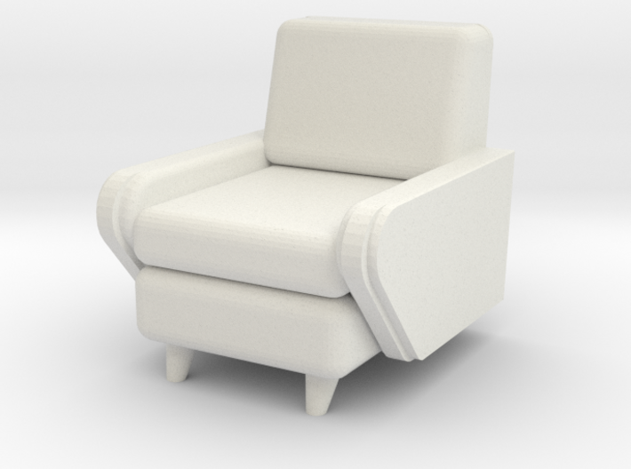 1:24 Moderne Club Chair 3d printed