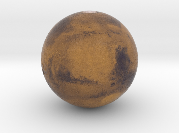 1&quot; Mars Globe 3d printed