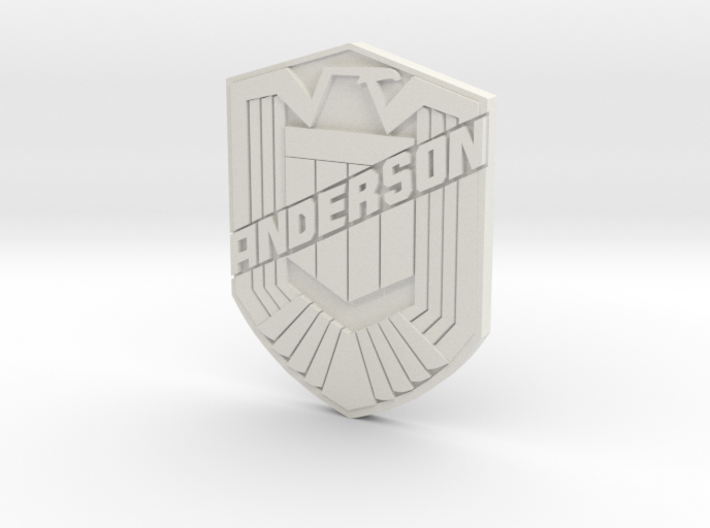 Anderson Badge with Your name 3d printed