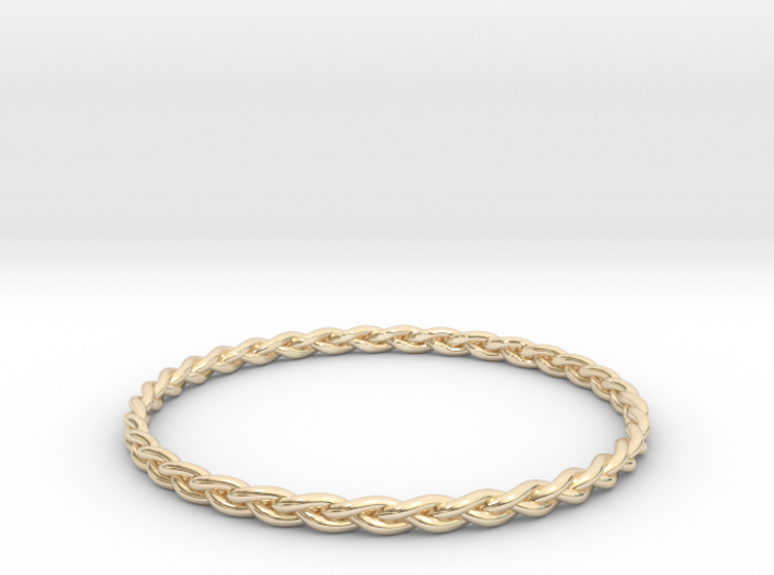 Braid bangle 3d printed